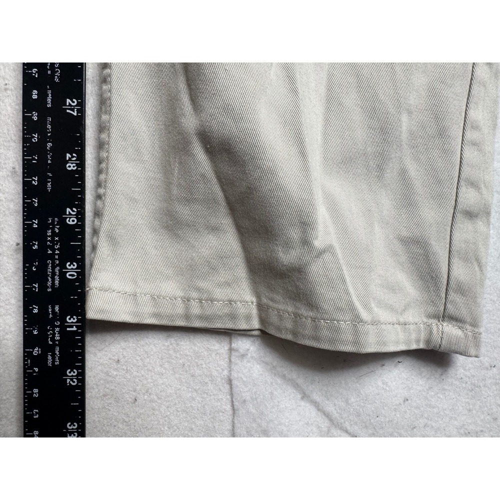 Calvin Klein Jeans Mens Easy Fit Khaki Tan Straight Leg Pants MPLT171C 34x31 - Picture 8 of 16